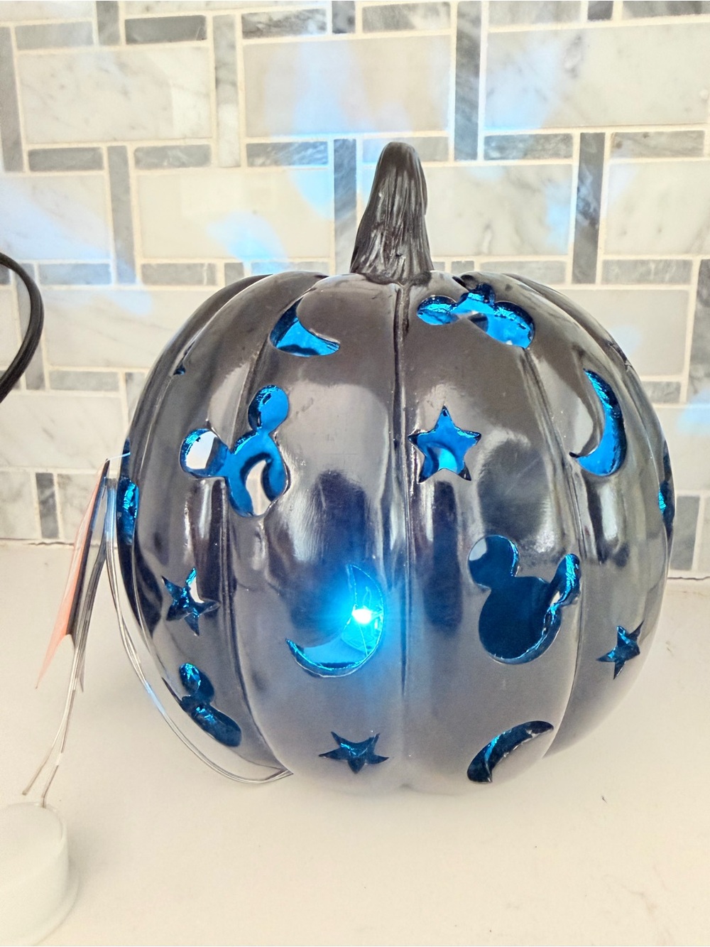 New Disney Mickey icon color changing light up pumpkin  halloween decoration - Picture 2 of 11